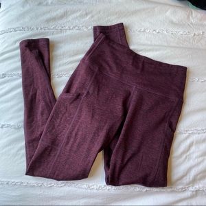 Burgundy Aerie Leggings